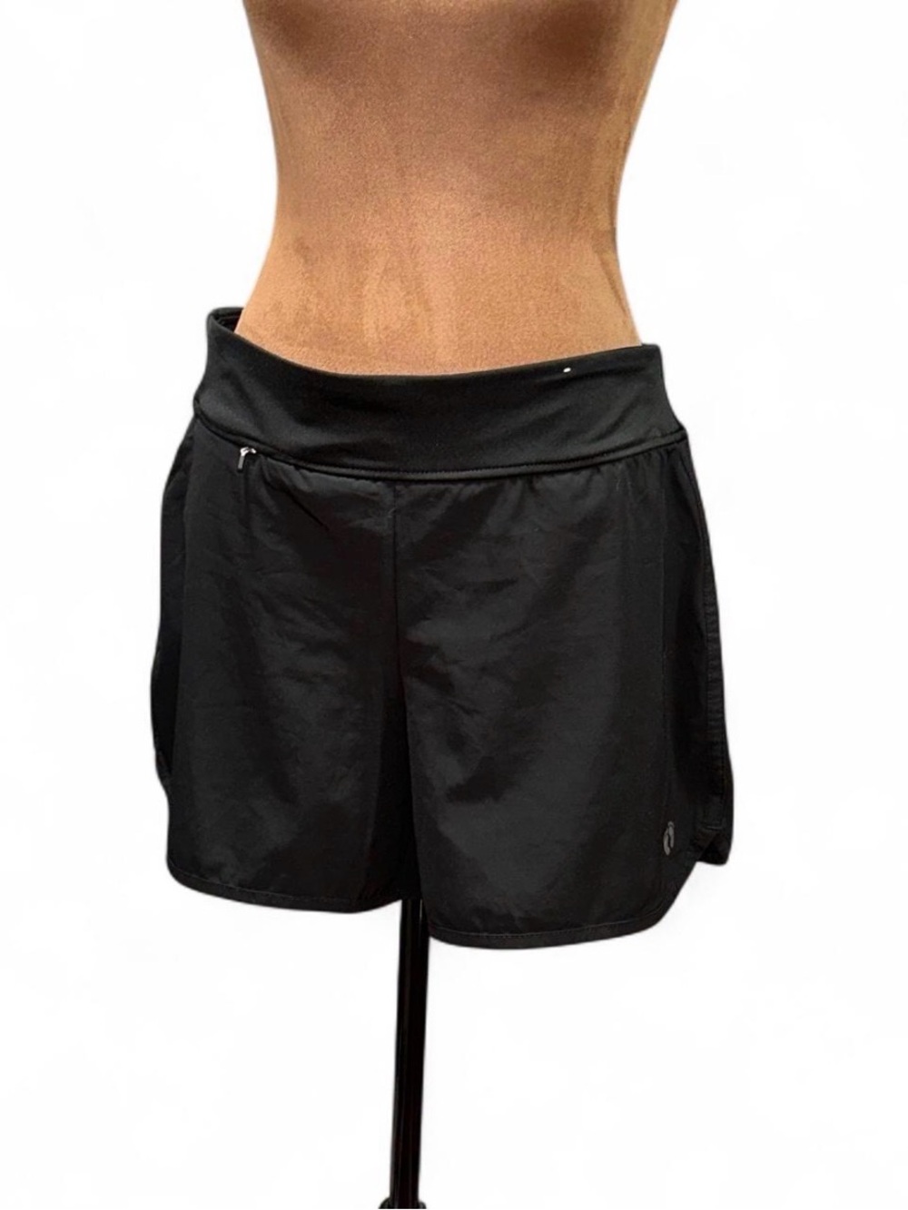 Black Women's Hang Ten Athletic Shorts - Lightweight Performance Small